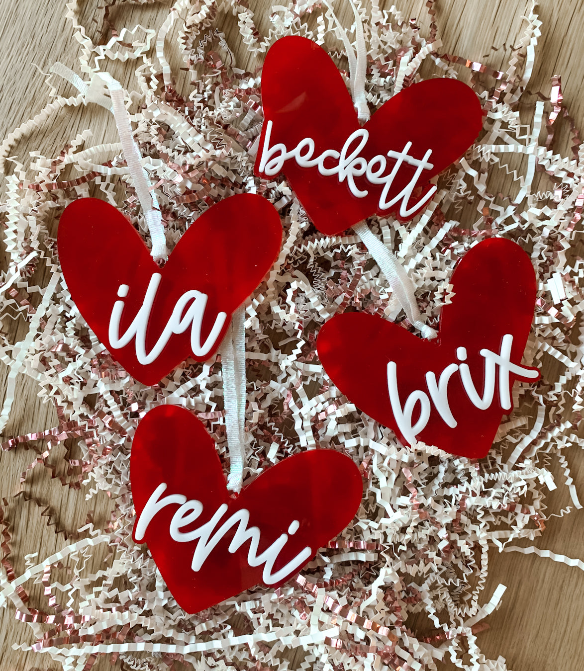 Personalized Heart Tag