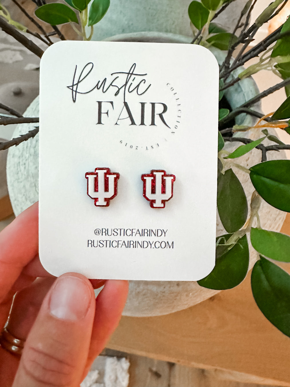 IU Stud Earrings