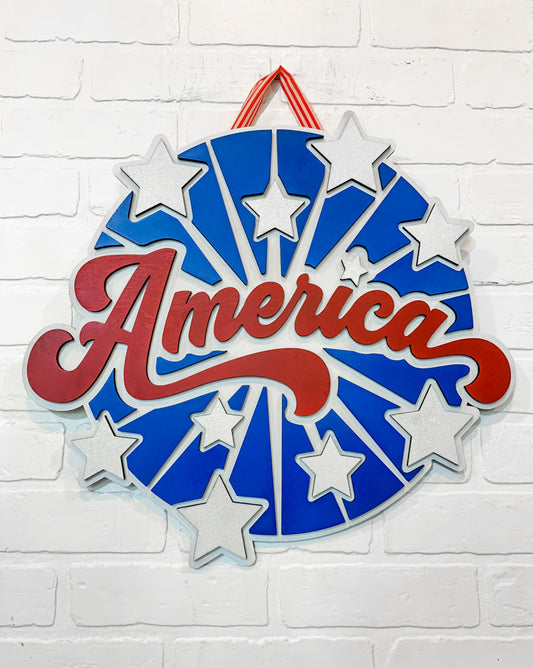 Preorder America Door Sign