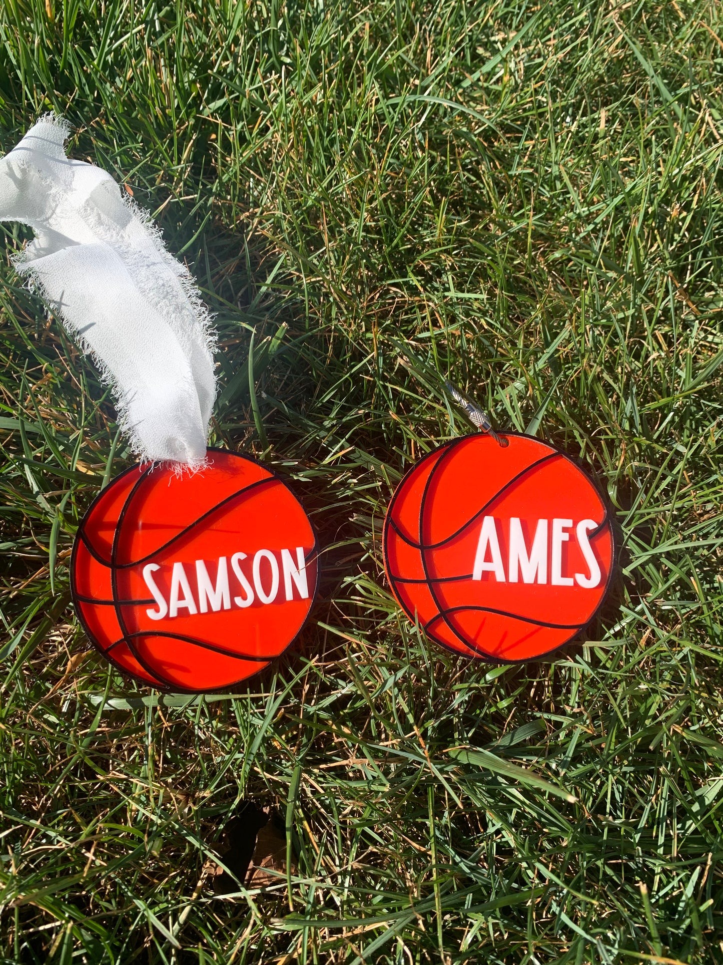 Personalized Basketball Tag