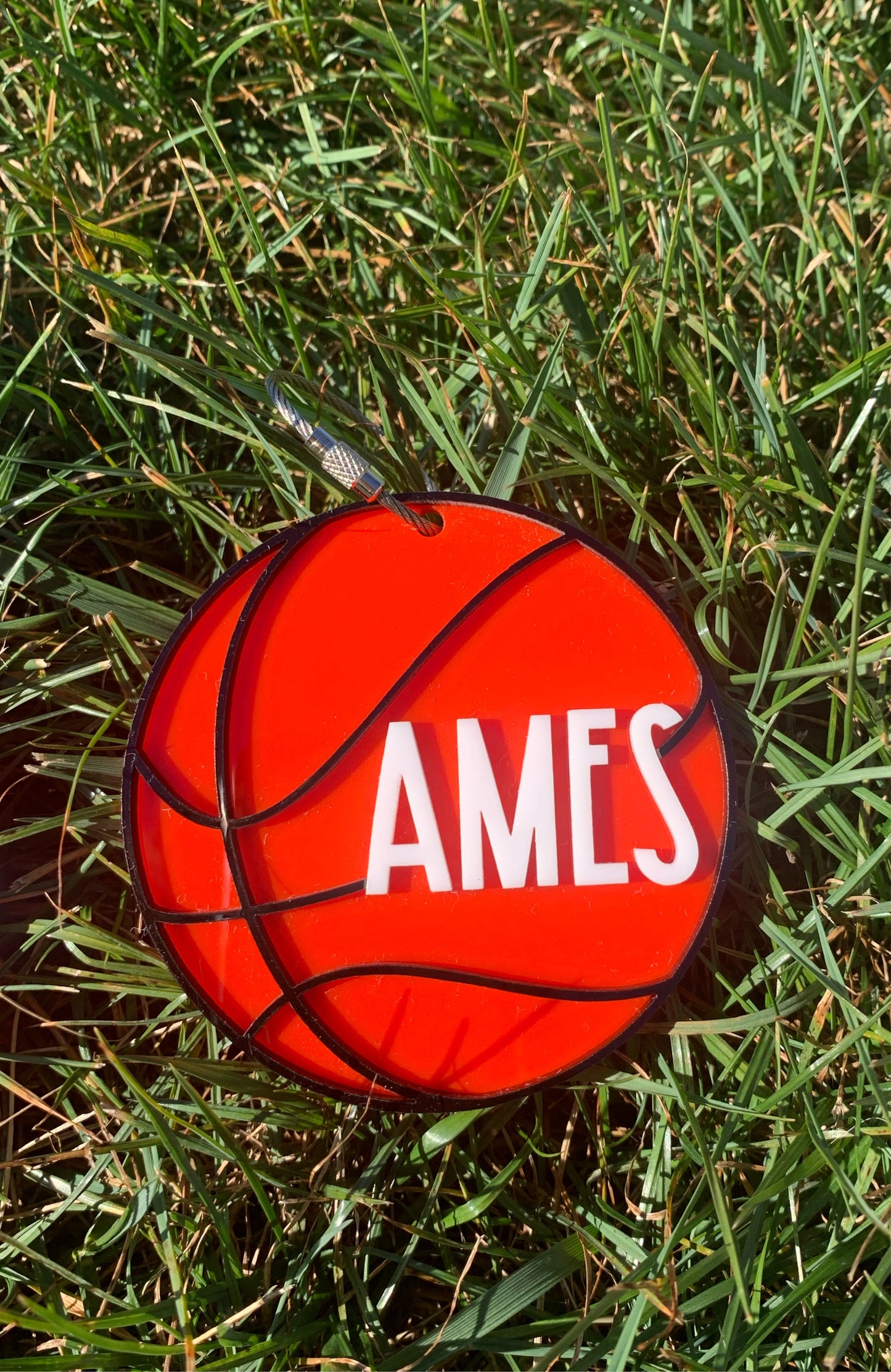 Personalized Basketball Tag