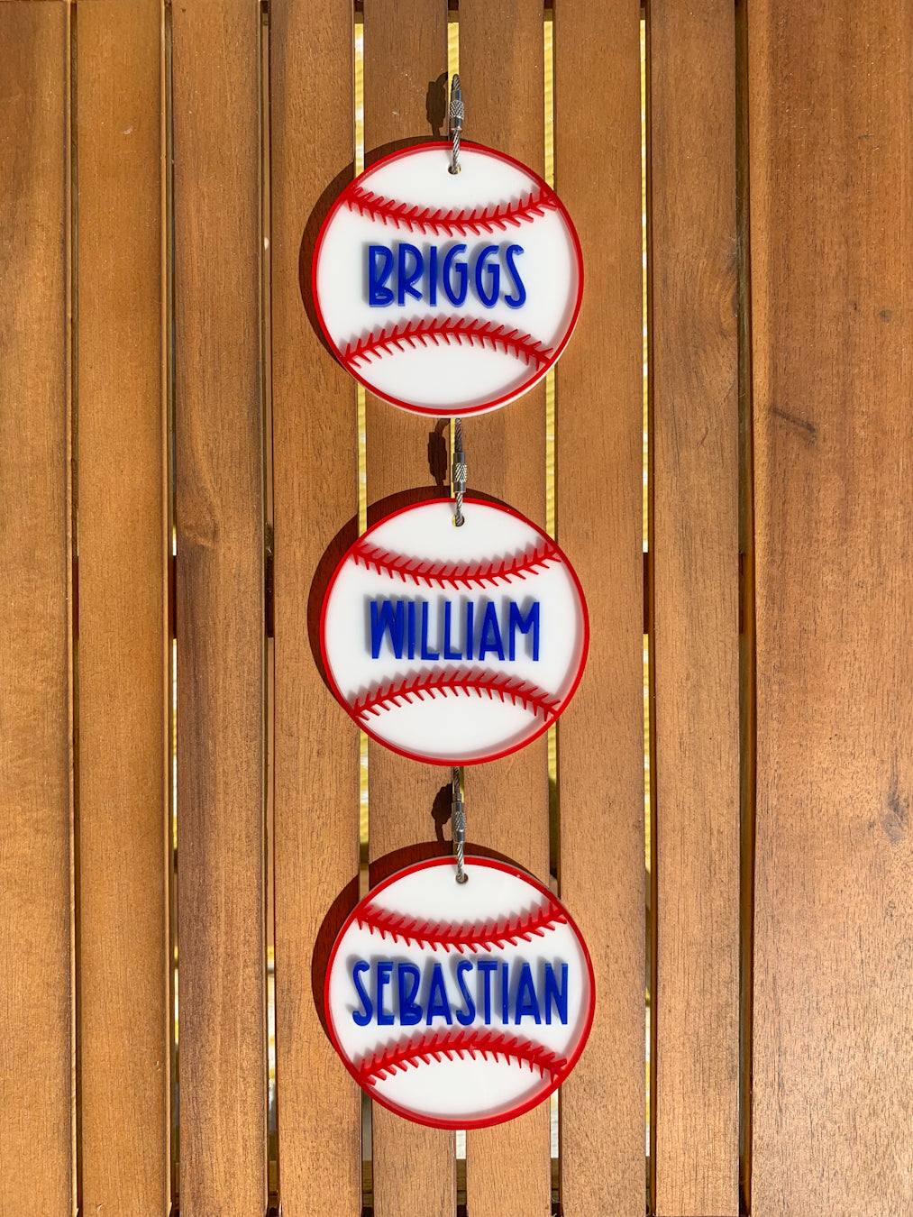 Personalized Baseball/Softball Tag