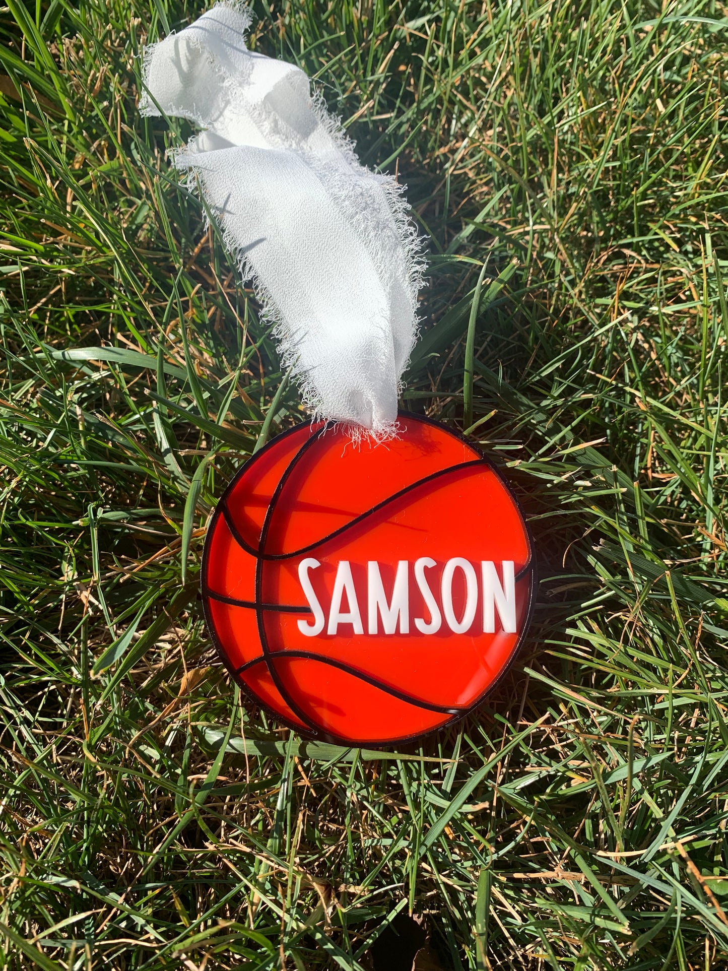 Personalized Basketball Tag