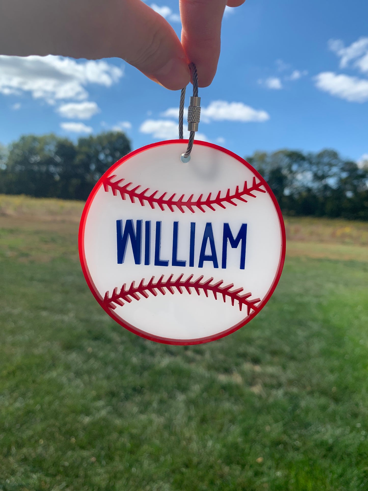 Personalized Baseball/Softball Tag